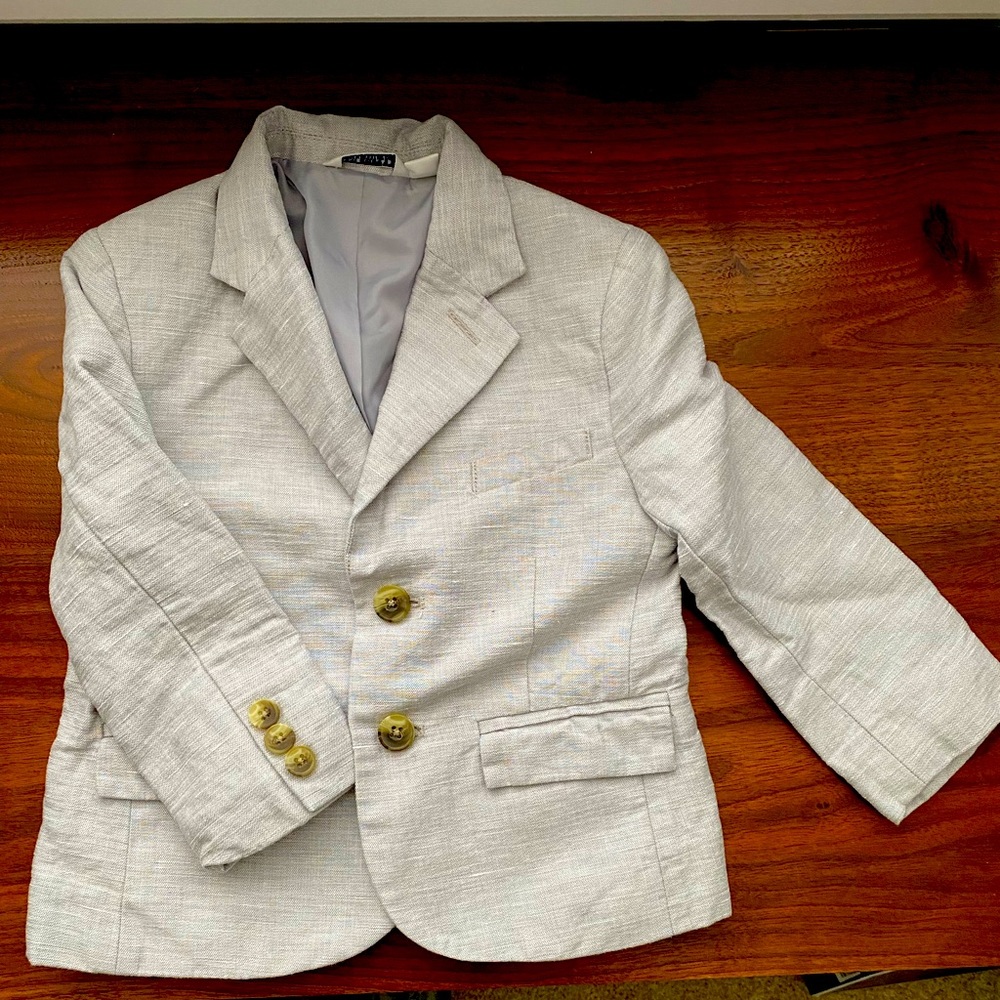 Janie & Jack linen dress jacket
